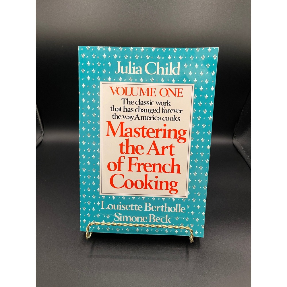 Signed Julia Child Mastering the Art of French Cooking Vol 1 Hardcover 2001
